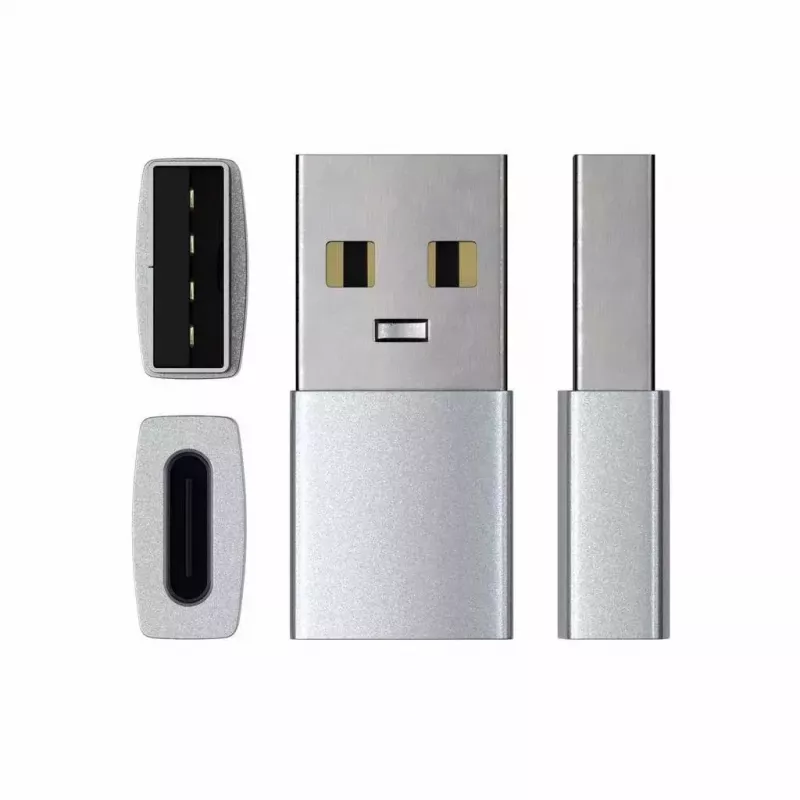 Satechi ST-TAUCS adapteris USB-A į USB-C, sidabrinis