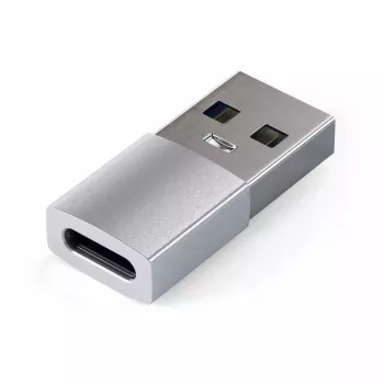 Satechi ST-TAUCS adapteris USB-A į USB-C, sidabrinis
