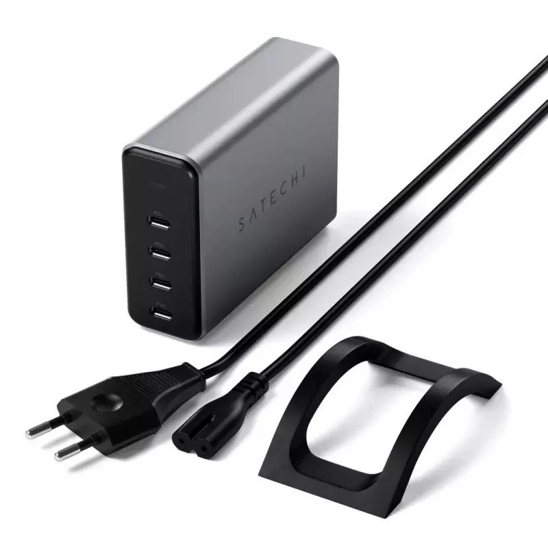 Kroviklis mobiliesiems įrenginiams Satechi ST-UC165GM-EU Universal Fast Charging 4 USB Type-C