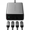 Kroviklis mobiliesiems įrenginiams Satechi ST-UC165GM-EU Universal Fast Charging 4 USB Type-C