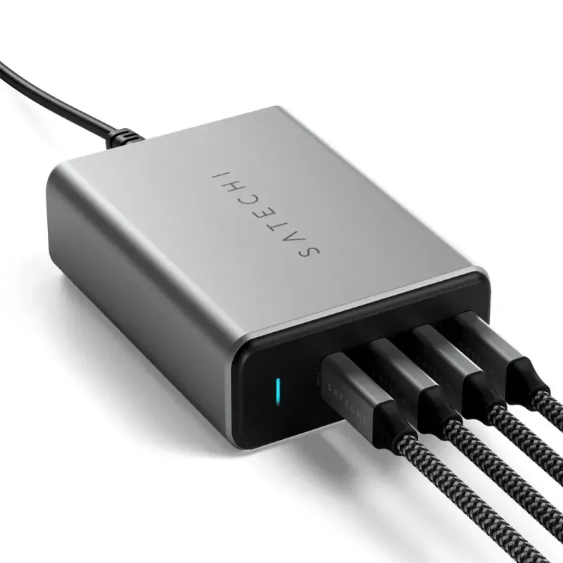 Kroviklis mobiliesiems įrenginiams Satechi ST-UC165GM-EU Universal Fast Charging 4 USB Type-C