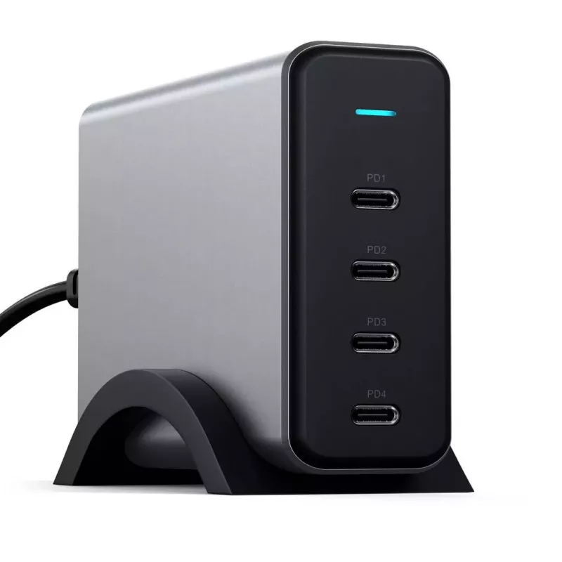 Kroviklis mobiliesiems įrenginiams Satechi ST-UC165GM-EU Universal Fast Charging 4 USB Type-C