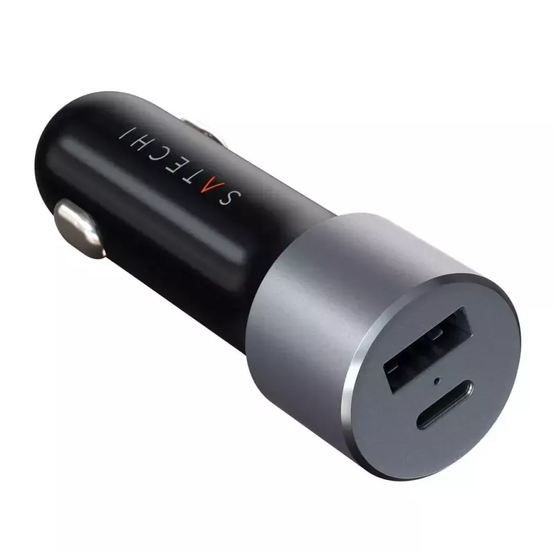 Automobilinis kroviklis Satechi ST-TCPDCCM 72W dviejų prievadų USB Power Delivery greitasis krovimas