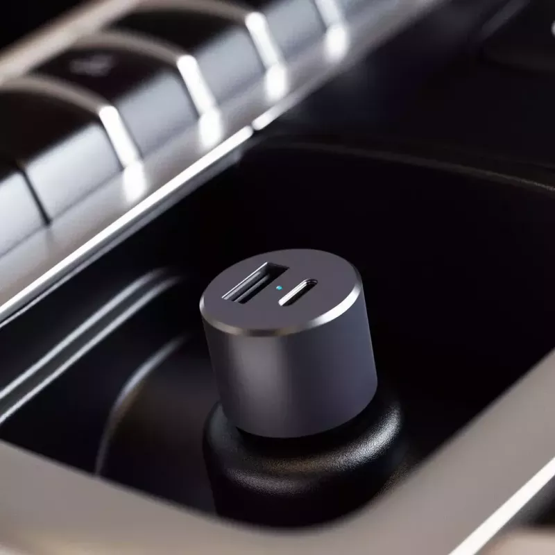 Automobilinis kroviklis Satechi ST-TCPDCCM 72W dviejų prievadų USB Power Delivery greitasis krovimas