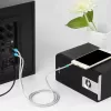 Garso kabelis Vention BCFBJ 2 x RCA – 3,5 mm mini-jack, 5 m, juodas, auksuoti kontaktai, PVC apvalkalas