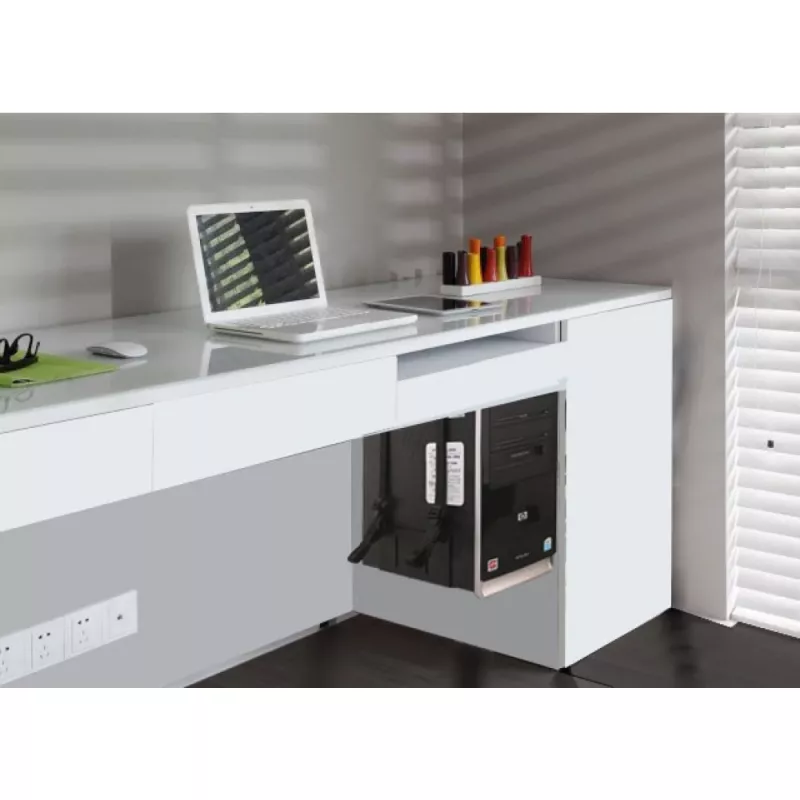 Techly ICA-CS 62 laikiklis CPU tvirtinimui prie stalo, juodas