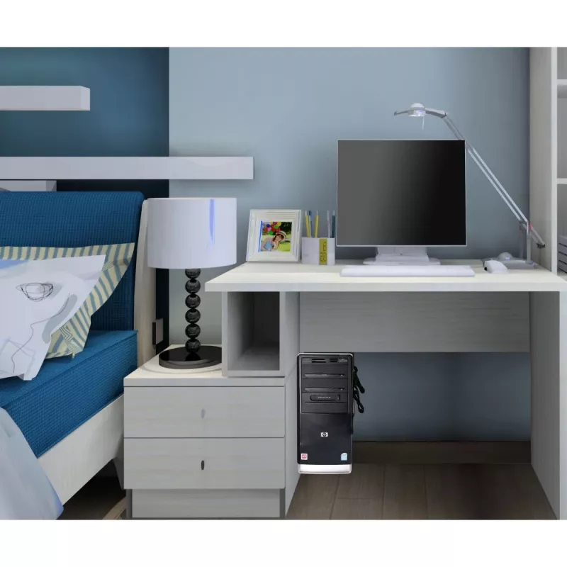 Techly ICA-CS 62 laikiklis CPU tvirtinimui prie stalo, juodas