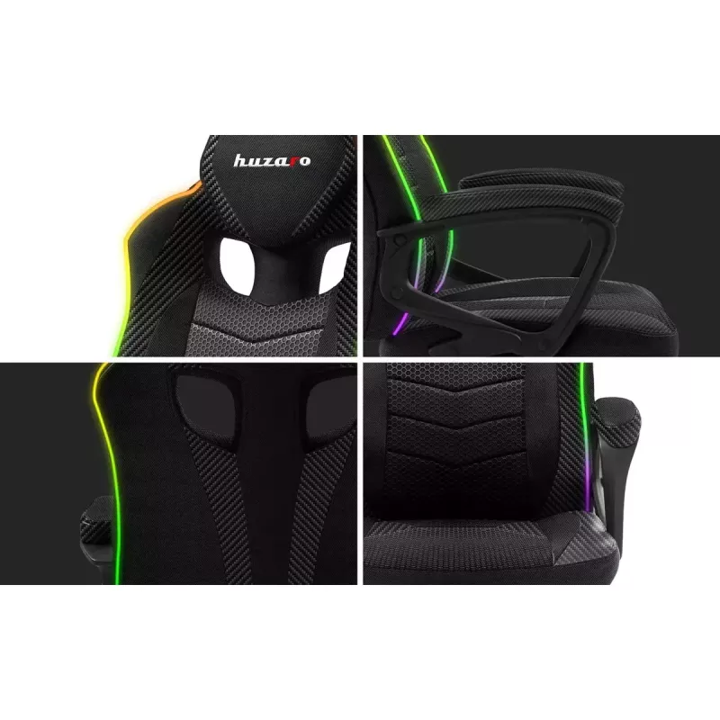 Gaming kėdė huzaro Force 2.5 RGB Mesh