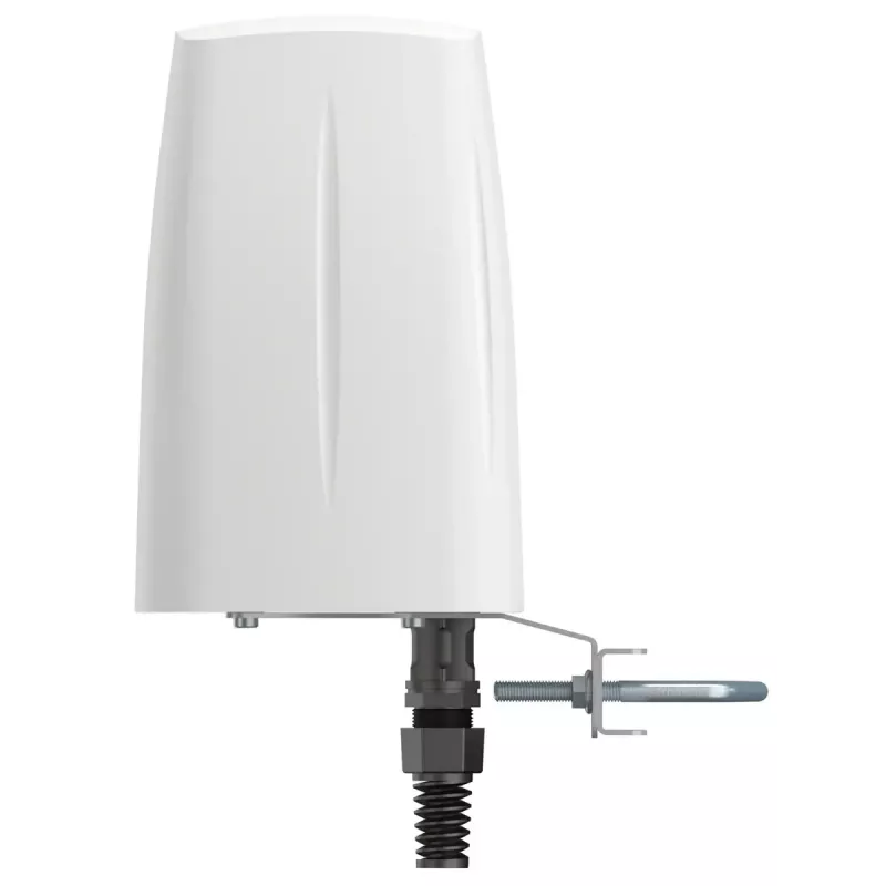 Kryptinė omni antena QuWireless QuSpot AX10S, 2,4–2,5 / 4,7–6 GHz, maks. 7 dBi, PoE/LAN, vertikali poliarizacija