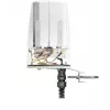 Kryptinė omni antena QuWireless QuSpot AX10S, 2,4–2,5 / 4,7–6 GHz, maks. 7 dBi, PoE/LAN, vertikali poliarizacija