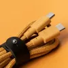 Native Union Belt Cable USB-C ir USB-C jungiamasis kabelis, 1,2 m, Kraft