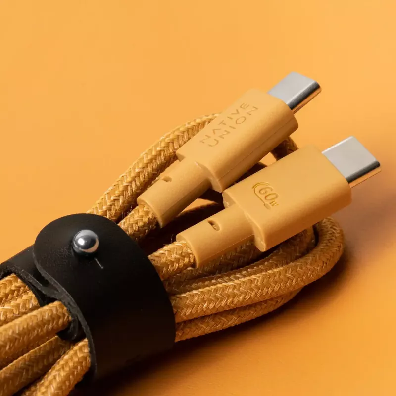 Native Union Belt Cable USB-C ir USB-C jungiamasis kabelis, 1,2 m, Kraft