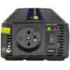 QOLTEC Monolith 600 MS Wave keitiklis 12V į 230V 600W, grynoji sinusinė banga