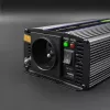 Įtampos keitiklis QOLTEC Monolith 600 W – 12 V į 230 V, USB PD 18 W, automobiliui/patalpoms, juodas