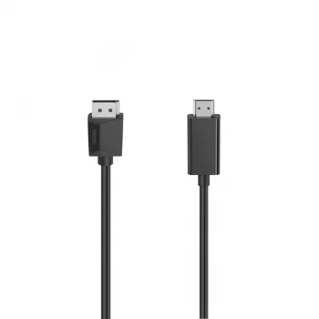 Vaizdo kabelio adapteris Hama 00205144 1,5 m DisplayPort į HDMI juodas