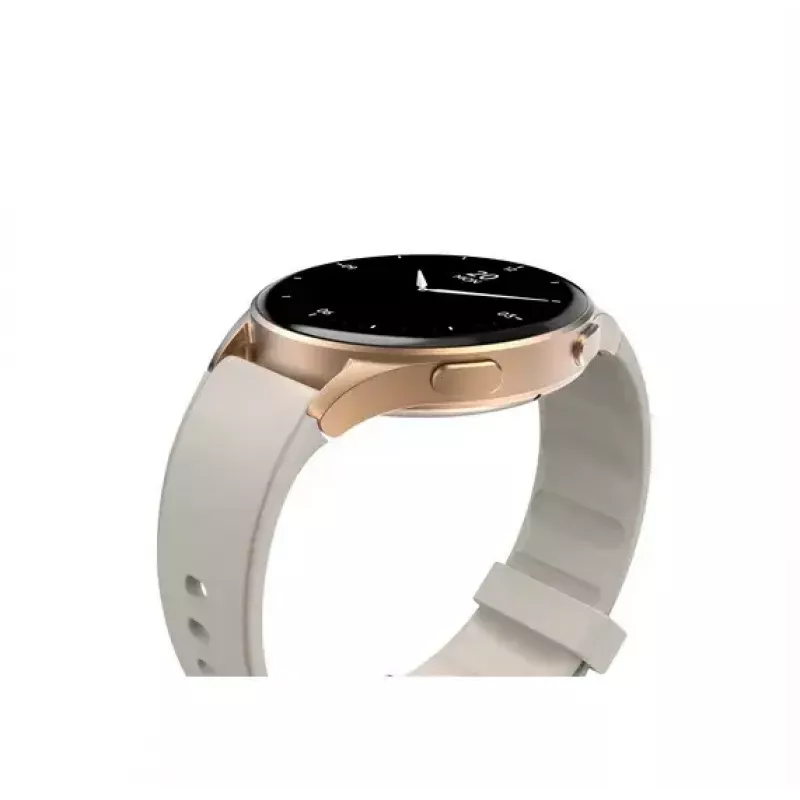 Hama Smartwatch 8900 3,3 cm (1,3 colio) AMOLED 42 mm Skaitmeninis 466 x 466 pikselių Liečiamas ekranas Auksinis GPS (palydovas)
