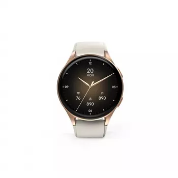 Hama Smartwatch 8900 3,3 cm (1,3 colio) AMOLED 42 mm Skaitmeninis 466 x 466 pikselių Liečiamas ekranas Auksinis GPS (palydovas)