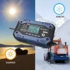 Automobilio akumuliatoriaus įkroviklis QOLTEC 52482 12/24 V 5/10 A su LCD ekranu ir F tipo kištuku