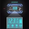 Automobilio akumuliatoriaus įkroviklis QOLTEC 52482 12/24 V 5/10 A su LCD ekranu ir F tipo kištuku