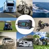 Automobilio akumuliatoriaus įkroviklis QOLTEC 52482 12/24 V 5/10 A su LCD ekranu ir F tipo kištuku