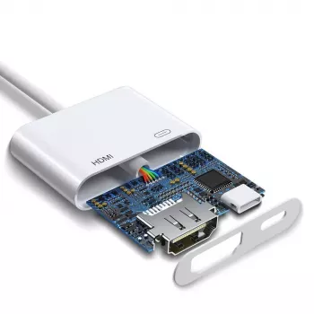Joyroom S-H141 Lightning – HDMI adapteris, baltas, 1080p 60Hz