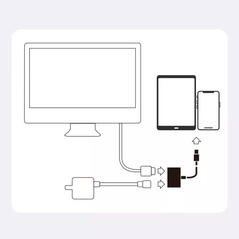 Joyroom S-H141 Lightning – HDMI adapteris, baltas, 1080p 60Hz