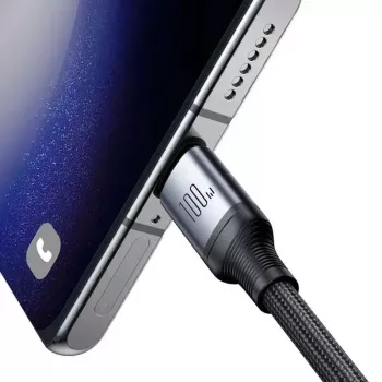 USB-C į 2× USB-C laidas Joyroom SA21-1T2 100W 1,5m (juodas)