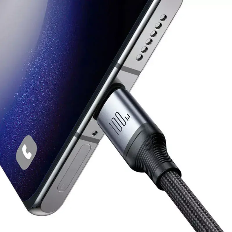 USB-C į 2× USB-C laidas Joyroom SA21-1T2 100W 1,5m (juodas)