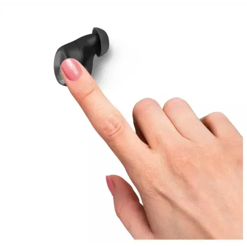 Hama Passion Chop – belaidės ausinės TWS, į ausį, skambučiai/muzika, USB Type-C, Bluetooth, juoda/pilka