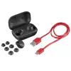 Hama Passion Chop – belaidės ausinės TWS, į ausį, skambučiai/muzika, USB Type-C, Bluetooth, juoda/pilka