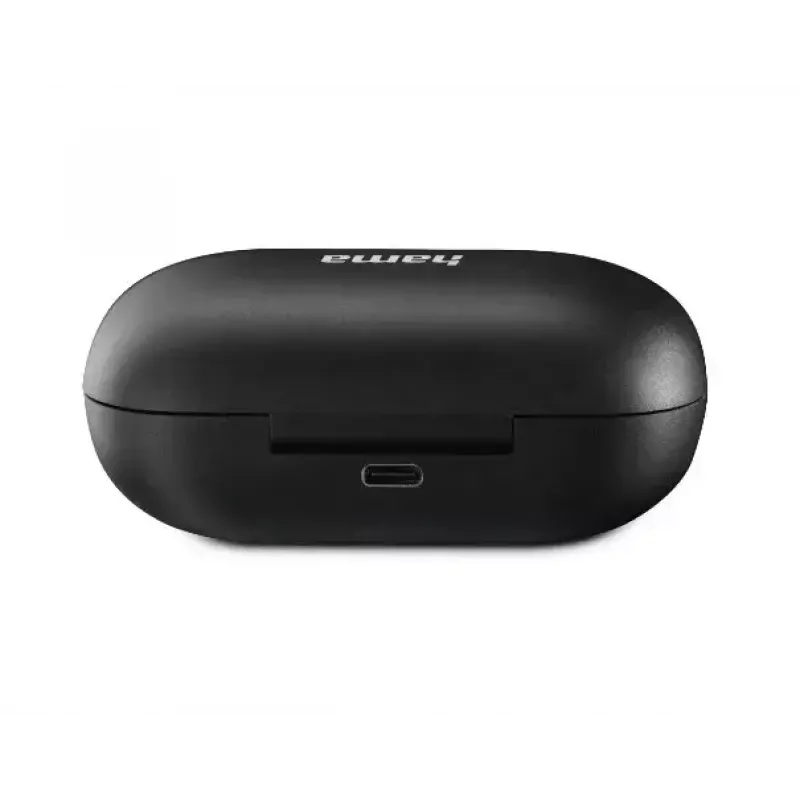 Hama Passion Chop – belaidės ausinės TWS, į ausį, skambučiai/muzika, USB Type-C, Bluetooth, juoda/pilka