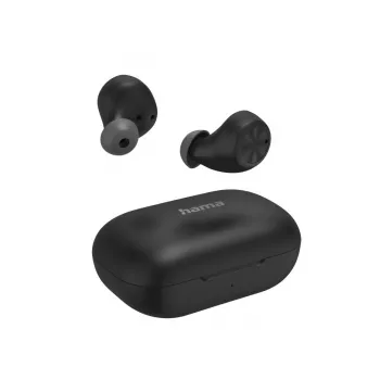 Hama Passion Chop – belaidės ausinės TWS, į ausį, skambučiai/muzika, USB Type-C, Bluetooth, juoda/pilka