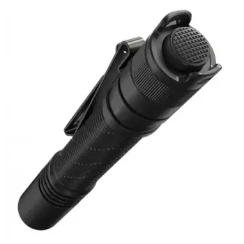 Rankinis žibintuvėlis Nitecore MT2A Pro – LED, įmontuota Li‑Ion baterija, USB įkrovimas, 50 lm min., aliuminis, IP68, 142,8 mm, 40 g, juodas