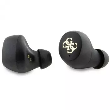 Ausinės Guess GUTWSP4EGP TWS Bluetooth ausinės su ENC doku, rožinės