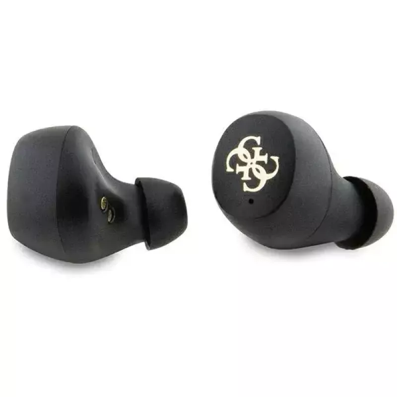 Ausinės Guess GUTWSP4EGP TWS Bluetooth ausinės su ENC doku, rožinės
