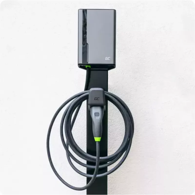 Elektromobilio įkrovimo stotelė Green Cell EVGC021A2275 22kW Sieninė Pilka Aliumininė
