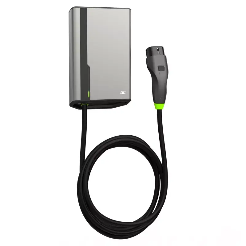 Elektromobilio įkrovimo stotelė Green Cell EVGC021A2275 22kW Sieninė Pilka Aliumininė