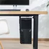 Techly ICA-CS 66 laikiklis kompiuterio sisteminiam blokui po stalu, juodas
