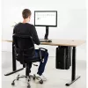 Techly ICA-CS 66 laikiklis kompiuterio sisteminiam blokui po stalu, juodas