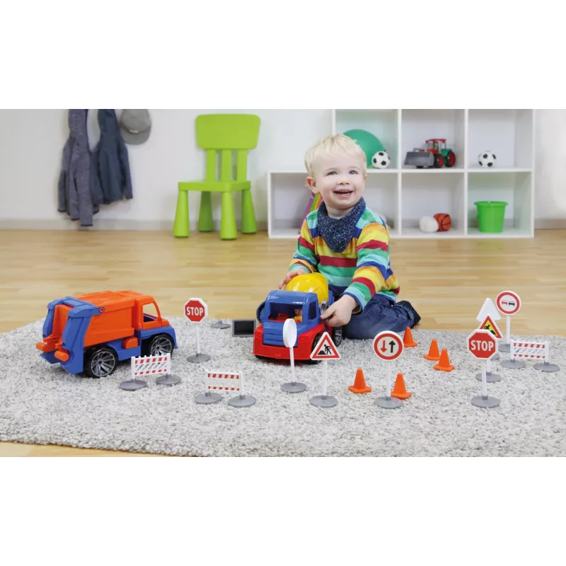 Lena 04440 žaislinis kelio ženklų rinkinys