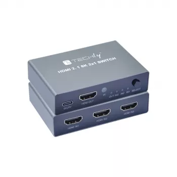 HDMI jungiklis Techly IDATA HDMI-2138KT 3 į 1 60 Hz 2 m