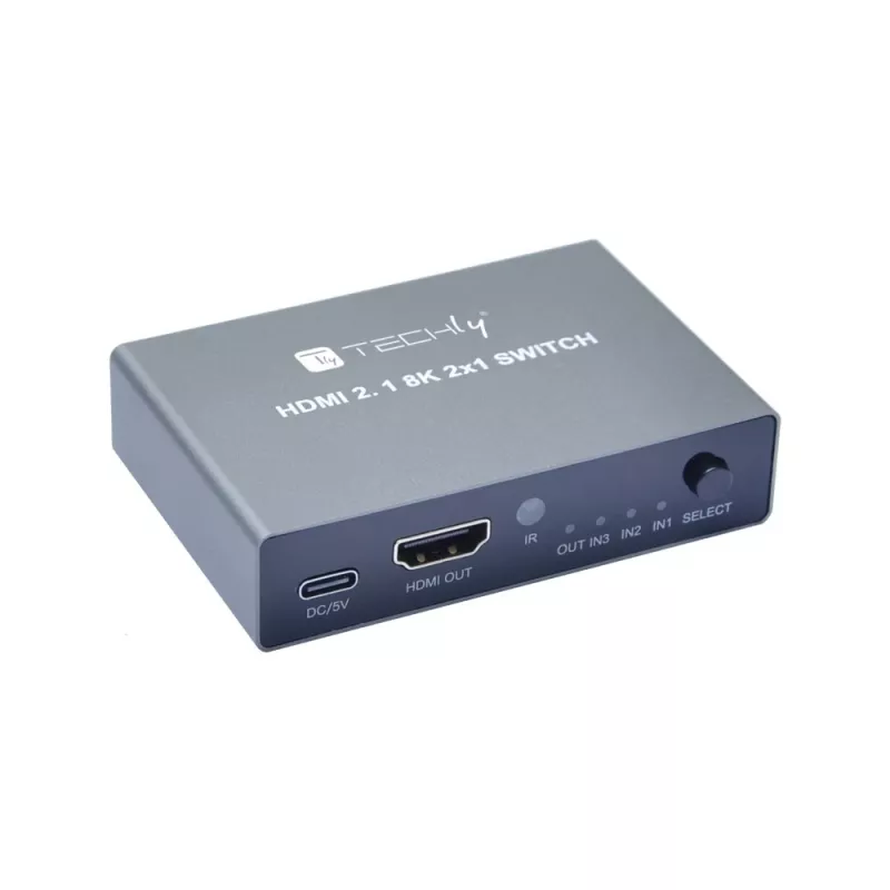HDMI jungiklis Techly IDATA HDMI-2138KT 3 į 1 60 Hz 2 m