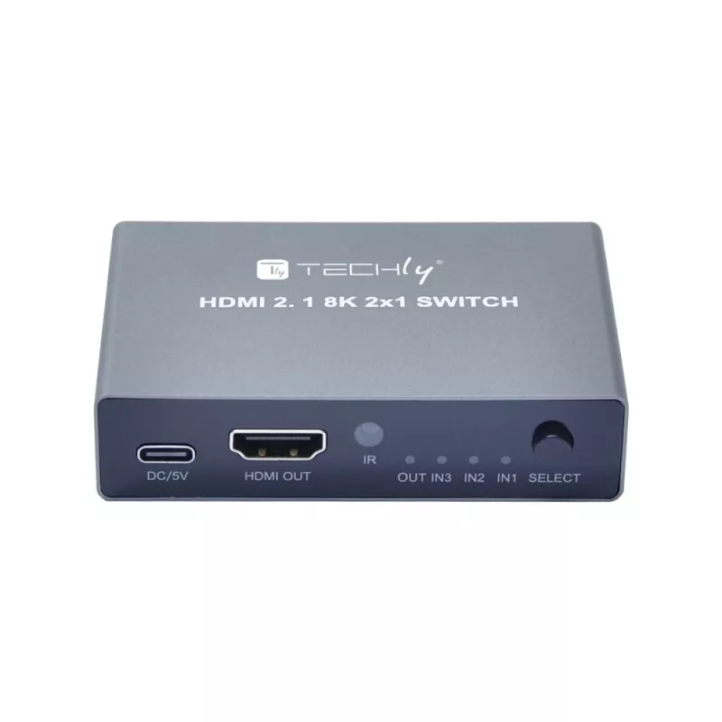 HDMI jungiklis Techly IDATA HDMI-2138KT 3 į 1 60 Hz 2 m