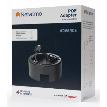 Netatmo NPC-POE-B maitinimo per Ethernet adapteris, juodas