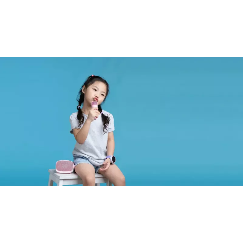 Nešiojamas vaikiškas garsiakalbis MYFIRST myFirst Voice 2 violetinis
