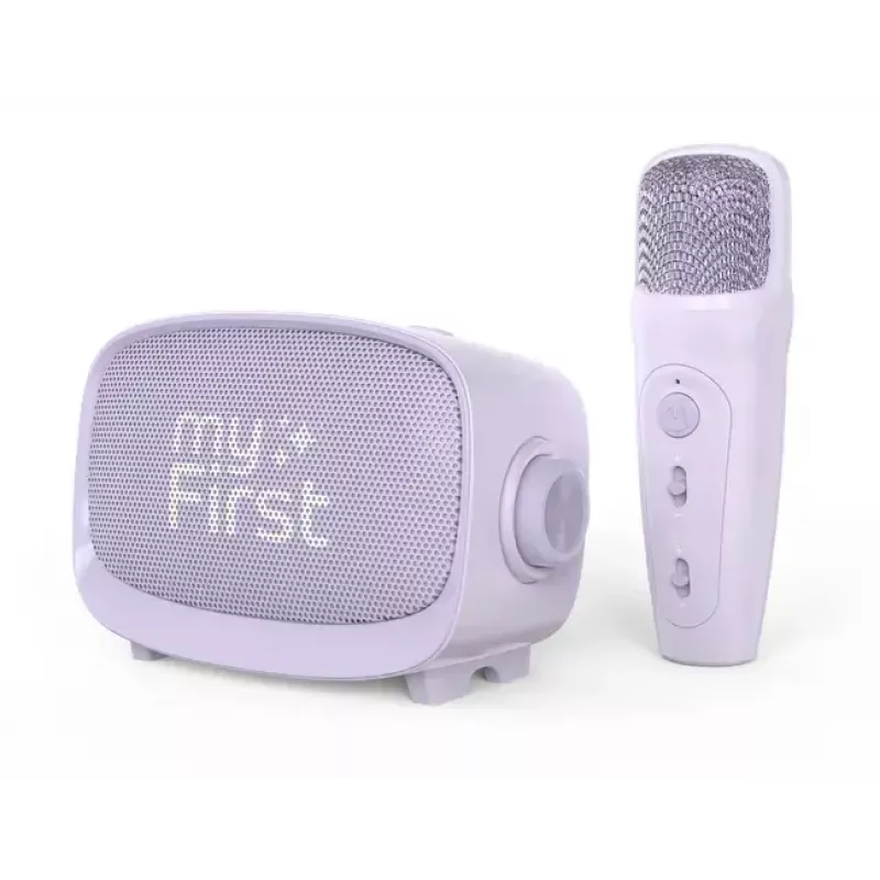 Nešiojamas vaikiškas garsiakalbis MYFIRST myFirst Voice 2 violetinis