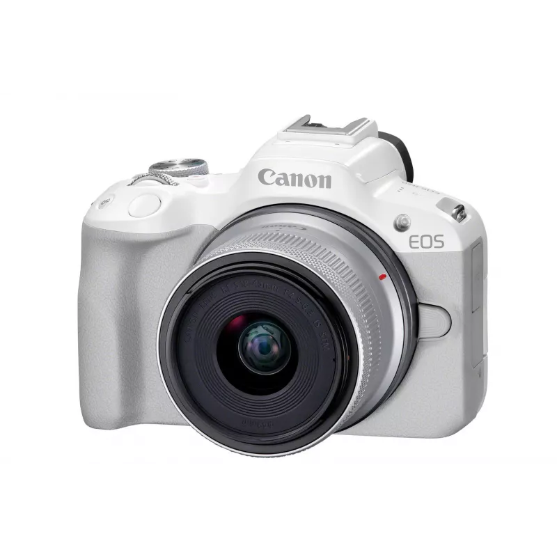 Veidrodinė kamera Canon EOS R50 White 24,2 MP 4K Ultra HD
