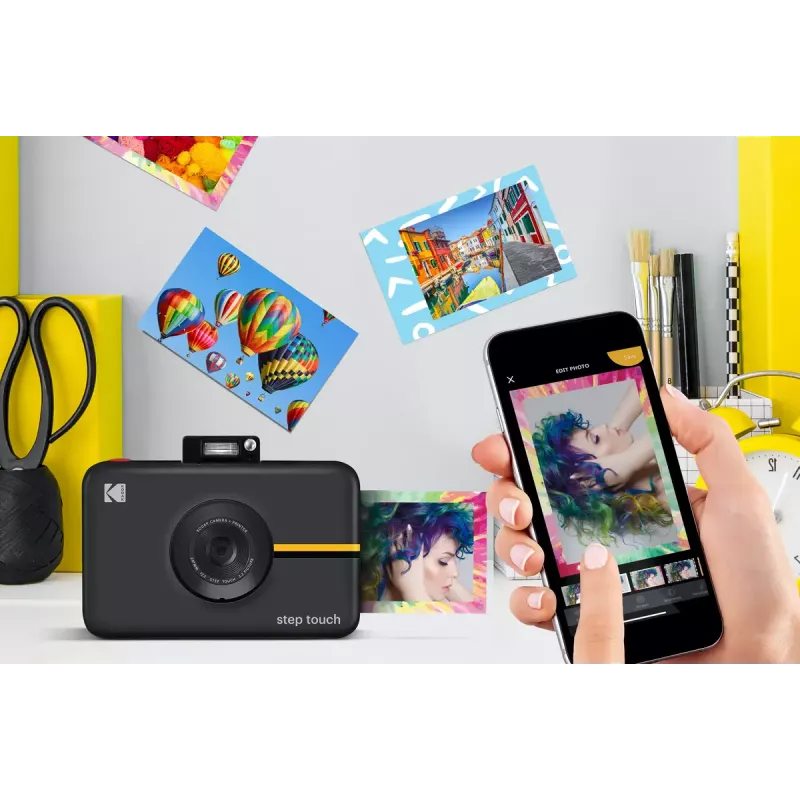 Kodak Step Touch momentinis nuotraukų spausdintuvas 50 x 76 mm Baltas