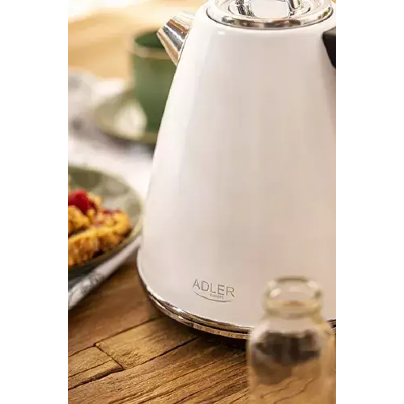 Elektrinis virdulys Adler AD 1343 1,7L 2200W Baltas