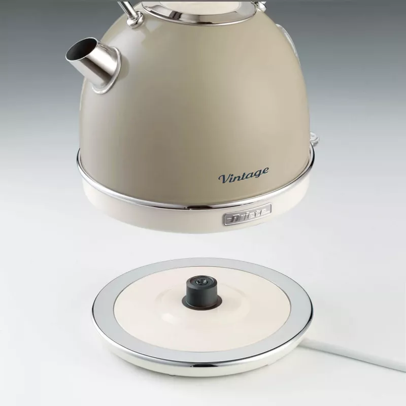 Ariete 2877 Virdulys Vintage, 1,7 L, Belaidis, Smėlio spalvos